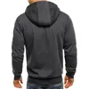 Heren Hoodies Sweatshirts Jas Kapmantel Cool Casual Zip Sweatshirt Sportkleding Mode Hoodie 231018
