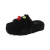 Woman Pantoufle Projektantka Slipper Womans Modna różowa szare biała granulowana masaż klasyka plaży Slajd Sandals Outdoor Sandals Czarne białe ciepłe masaż kapcie Rozmiar 36-41