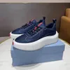 2024 Luxury Brand Men Runner Sneakers Casual Shoes Casual Thunder Sneaker 19fw Americas Cup Sneakers Capsule Series Couleur de chaussure Matching Augmentation Plateforme Sneaker Rubber