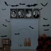 8 pezzi di decorazioni per immagini di Halloween, decorazioni murali per interni inquietanti 3D che cambiano volto spaventoso in movimento decorazioni per ritratti, decorazioni per la casa della casa stregata,