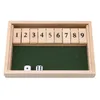 Other Toys Vintage Board Game Shut the Box Set w/ Wooden Board Chess Game for Men Bar Indoor Game Entertainment Toy for Gathering 231019