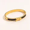 Projektant Bangle Luxury Bracelets Monogram Kobiet Designer Letter Jewelry 18K Gold Stated Stael Stael Mankiet Mankiet ACC269B