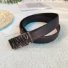 Lettere di marca del marchio Designer Designer Cintura Vernelli per donne Fashion Sier Buckle Belts Classic Office Welband Gifts Larghezza 38mm -4