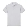 Polo Polo Shirt War Hafted Business Casual 2023 Summer Branch Combed Bawełna długość rękawów (CM) Topy w stylu kolorów Type