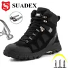 Bottes SUADEX hommes travail bottes de sécurité hommes Anti-fracassant chaussures de travail industrielles Anti-sable désert botte en plein air cheville chaussures EUR taille 37-48 231018