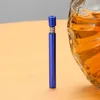 Портативные металлические One Hitter Пружинные летучие мыши Курительные трубки Фильтры Красочный алюминиевый сплав Сухие травы Табак Курительные принадлежности Землянка Нюхательный табак Snorter Мундштук