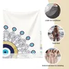 Scarves Nazar Evil Eye Mandala Scarf For Womens Warm Winter Pashmina Shawls And Wrap Charms Greek Amulet Long Large Shawl Ladies