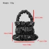 New Soft Pleated Handbag Nylon Cotton Filled Dumpling Bag Women's Versatile Winter Fashion One Shoulder Crossbody Bag