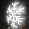 1PC Snowflake Dekoracja Dekoracja Flex Silikon LED Neon Znak, wielofunkcyjne dekoracyjne światła naścienne, zasilane USB, białe