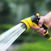 Sulama ekipmanları 1pc8 Fonksiyon Bahçe Su Tabancası Sprinkler Yüksek basınçlı araba yıkama 231019