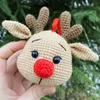 Envoltório de presente Floco de neve Elk Ornamento de árvore de Natal Gingerbread Man Ornament Pendurado Pingente Resina Artesanato Ano Xmas Decoração Decoração de festa 231019