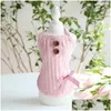 Abbigliamento per cani Milk Shake Powder Ragazze Gilet e vestiti per cani Abbigliamento per animali Vestito di colore rosa Vestiti per cani Articoli Gatti Abbigliamento Giardino domestico Dhmgl