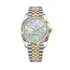 Rolaxs Horloge Heren Mechanisch 36/41 mm Automatisch Roestvrij staal Lichtgevend Waterdicht 28/31 mm Quartz Dames Koppels Stijl Klassiek Montre De Luxe Cadeau C6