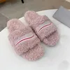 Designer Winterbont Fluffy Cotton Slippers Damesslippers wol Slides comfortabele Fuzzy Slipper 35-41