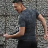 T-Shirts pour hommes chemise d'été à manches courtes hommes T-Shirt col rond Slim homme Tee hauts vêtements de plein air à séchage rapide T-Shirts de sport MY853