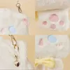 Cute Crossbody Bags Cartoon Cat Hand Bag Black White Hand-carrying Kawaii Plush Jk Girls Shoulder Handbag Lolita 220923