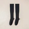 Women Socks Women's Solid Compression Outdoor Running Jump Rope Badminton Gym Tight Elastic Relief For Leg Pain Varicocele