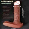 Vibradores Controle Remoto Empurrando Real Silicone Dildo para Adultos Mulher Telescópica Pênis Feminino Vagina Masturbador Sex Toys 231018