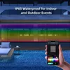 Andere evenementen Feestartikelen Slimme LED-raamhangende gordijnverlichting 300200 String App-bediening RGB-kleur Binnen- en buitendecoraties 231018
