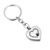 Key Rings Heart Engraving Pendant Key Chain Cremation Urn Ring Memorial Human Pet Ashes Keepsake Ornaments Jewelry For Men Jewelry Dhwna