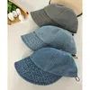 Visors Summer Sun Hat Foldable Wide Brim Women Bucket Girl Lady Uv Protection Adjustable Outdoor Beach Jean Caps Cap