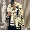 Arrive Luxury Designer Scarf For Women Men Stylish Cashmere Fl Letter Printed Scarves Soft Touch Warm Wrap Autumn Winter Long Shawl