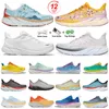 Hoka one CARBON X2 Casual Chaussures Clifton 8 Bondi Kawana Challenger training Sneakers Mode de vie accepté Absorption des chocs Designer hokas Femmes Hommes Chaussures randonnée