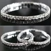 Whole- Women's Silver Plated Crystal Rhinestone Bangle Party Jewelry Gift Cuff Bracelet 6Y4S 7G56 9JCV2983