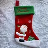 Decorazioni natalizie Calzini natalizi per cartoni animati Regalo di Natale Modello pupazzo di neve Ciondolo decorativo x1019