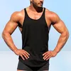 Katoen Sportscholen Tank Tops Heren Mouwloze Tanktops Voor Jongens Bodybuilding Kleding Hemd Fitness Stringer Vest64330482044569