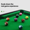 Other Toys Board Games Mini Ball Billiards Snooker Kids Toys Home Party Montessori Sports Table Game Parent Child Interaction Boys Gift 231019