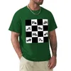 Polo da uomo Fluevog BW T-shirt con motivo a scacchi Camicie T-shirt grafiche Abbigliamento estetico T For Men Pack