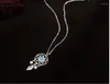 Pendant Necklaces Fashion Moonstone Dream Catcher Charm Necklace Women Choker Wedding Party Jewelry Statement Collar DZ458