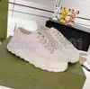 1977 Tennisschuhe Designer Sneakers Canvas bestickter Schuh Luxus Plateau Sneaker Klassische Vintage Trainer Beige Blau Outdoor