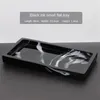 Badtillbehör Set Nordic Imitation Marble Harts Tray Toalett Vanity Badrumstank för tvålhanddukdekor Kithen maträtt