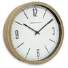 Wall Clocks Quartz Accuracy 10" Easy To Read Blonde Woodgrain Finish Clock 32886O