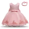 Robes de fille née robe de bébé fille robes de soirée pour les filles 1 an anniversaire robe de princesse dentelle robe de baptême bébé vêtements blanc baptême 231019