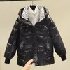 Frauen Unten Parkas Schnee Tragen Wasserdicht Winddicht Winter Jacke Frau Glatte Mantel 2023 Mode Herbst Frauen Mit Kapuze 231018