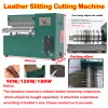 Cutting Width 2-200MM Leather Slitting Strap Cutting Machine Belt Cutter Edge Folding Laminator Leather Craft Slicer 220V 110V