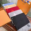 New Designer Brand Women's Cashmere Scarf Full Letter Printed Scarf Soft and Warm Band Label Fashion Trend