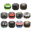 Grinder 69mm Vierlaags Zeshoekige Grinder Met Rook Slijpkaart Plastic Rook Crusher Rook Accessoires Groothandel Gratis Verzending