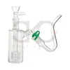 Raccoglitore di cenere di vetro da 14mm 18mm Raccoglitore di cenere da 4,5 pollici Spessore Pyrex trasparente Gorgogliatore Ashcatcher con ciotola di vetro Gancio a J per tubi Bong ad acqua