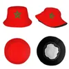 ベレー帽の春の帽子モロッコの旗バケツ帽子スタイルの女の子サンボブパック可能釣り帽子屋外スポーツ