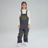 Pantaloni da sci Searipe Snowboard Bavaglino per bambini Stile Denim Colore Impermeabile Antineve per Escursionismo Sport sulla neve Ragazze Ragazzi Abbigliamento invernale