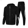 Muscle autumn new men's suit sports leisure sweater hooded two-piece Hoodie pants Tracksuit SetPTM3OVX9273r