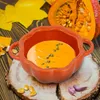Miski mikrofalowe pojemniki na dzieci dzieci dekoracyjna dynia Rice dekoracja porcelanowa zupa przenośna ceramika miska ceramika