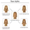 Женская мода из искусственного меха, настоящее пальто, зимняя куртка, женская куртка с натуральным воротником, двухслойные манжеты, кашемировая шерсть, теплая верхняя одежда 231018
