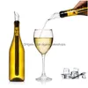 Ice Buckets And Coolers Wine Wand Pourer Aerator Iceless Chiller 3 In 1 Accessory Perfect Gift For Any Lover Stainless Steel Stick Rod Dhm6U