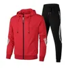 Muscle autumn new men's suit sports leisure sweater hooded two-piece Hoodie pants Tracksuit SetPTM3OVX9273r