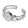 Orologi da polso Orologio con cinturino in diamanti Orologio da polso da donna al quarzo Orologio da donna alla moda Polsino in argento Ragazze da donna Chic Donna in acciaio inossidabile da donna